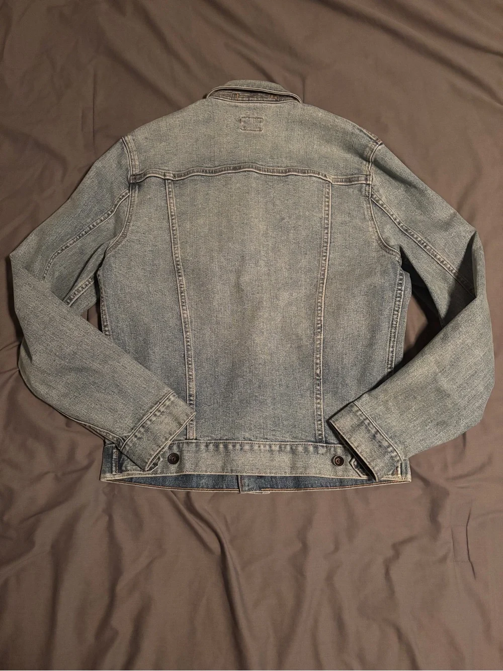 Todd Snyder Issued By Men's S Light Wash Cotton Blend Denim Jacket